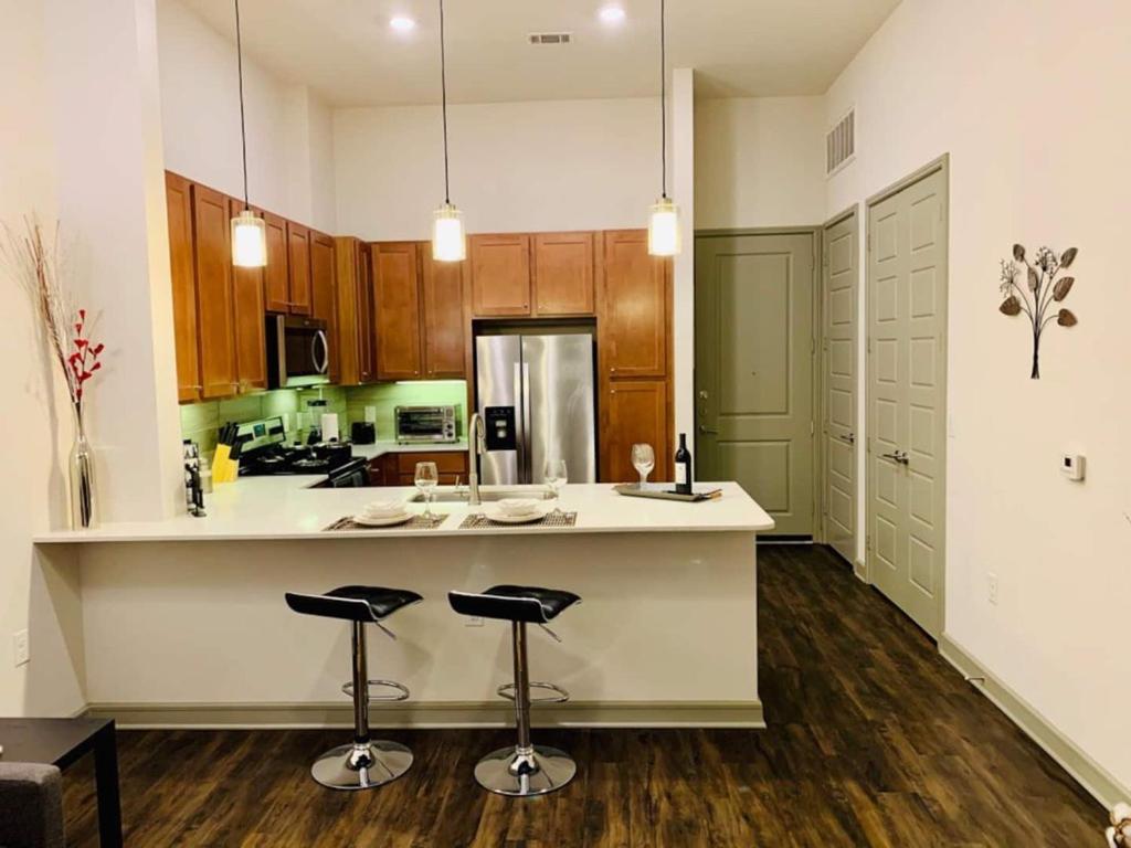 Appartement Downtown Free Parking - Fully Kitchen - Free Laundry Houston